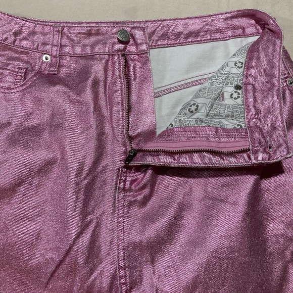 Wild Fable Metallic Pink Mini Skirt | Shimmery | Festival - Picture 12 of 16